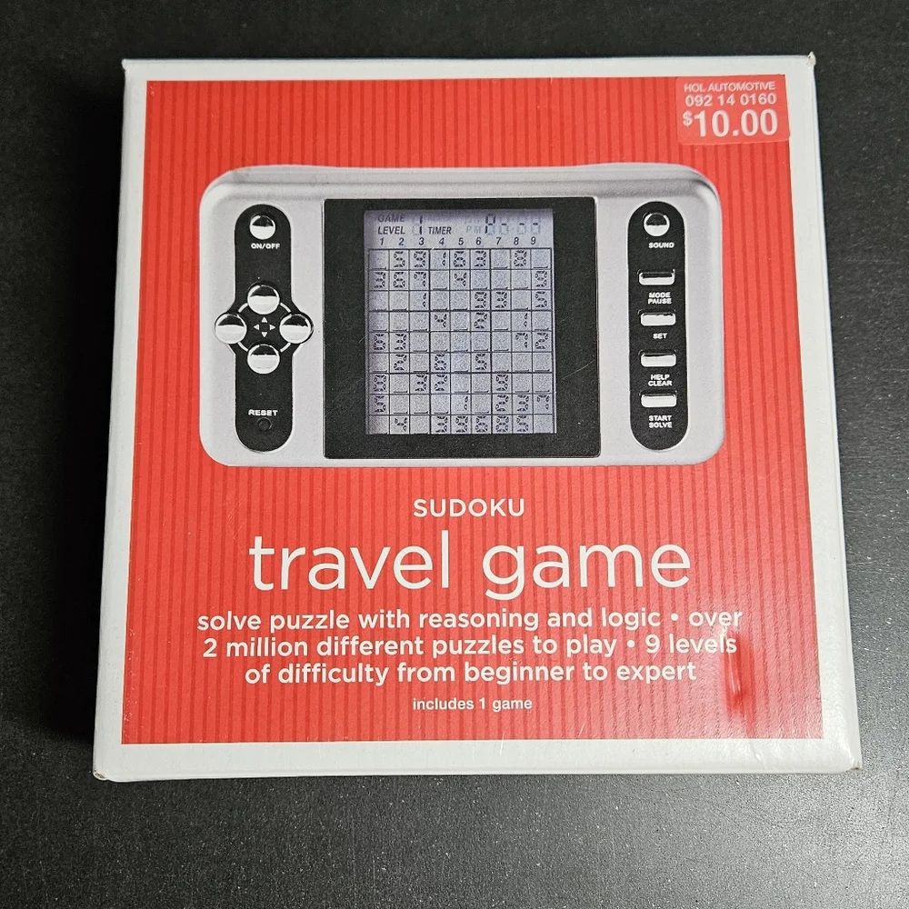 2007 Sudoku Travel Game Hand-Held Target New Open Box